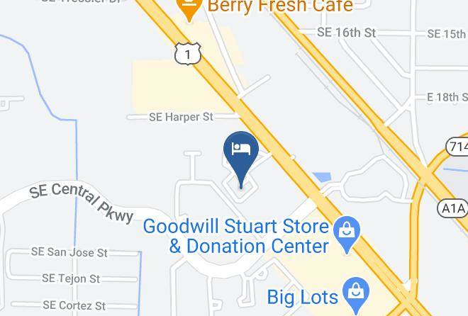 Martin - Suburban Extended Stay Hotel Stuart Near Federal Hwy 1 Maps