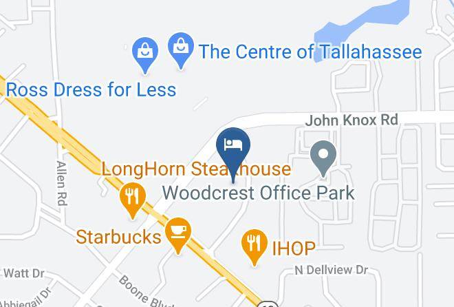 Leon - Suburban Extended Stay Hotel Tallahassee Near University Maps