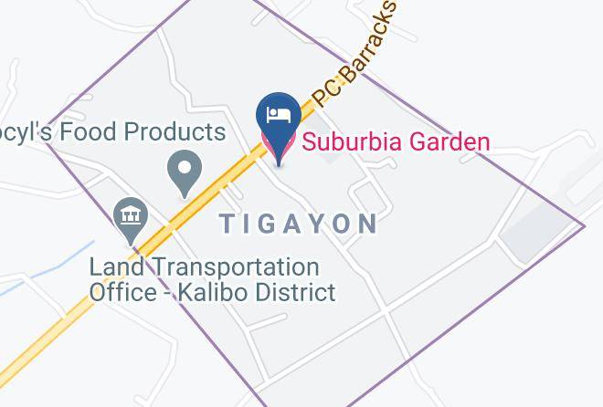 Suburbia Garden Hotel Map