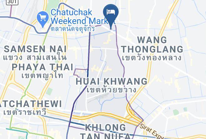 Huai Khwang - Subway Mrt Lardprow Maps