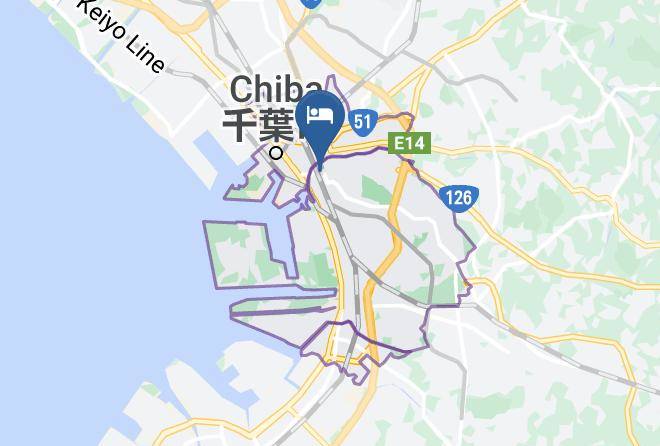 Chiba City Chuo Ward - Success Rice Field Hotel Maps