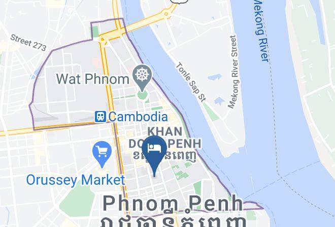 Doun Penh - Succo Gene Palace Boutique Hotel Maps
