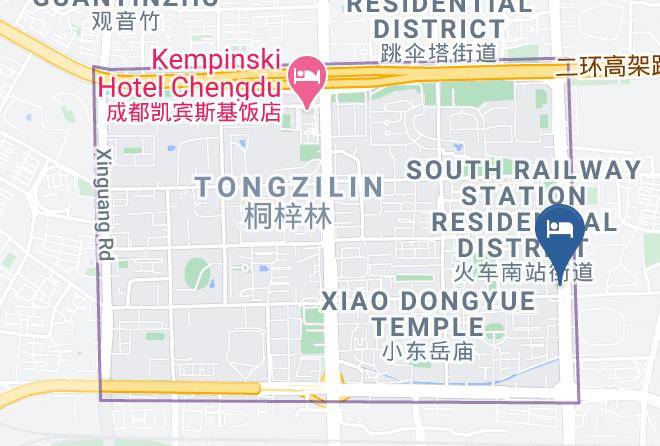 Chengdu - Sucha Hotel Chengdu Tongzilin Maps