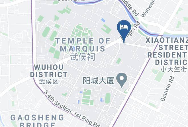 Chengdu - Sucha Hotel Chengdu Wuhouci Jinli Maps