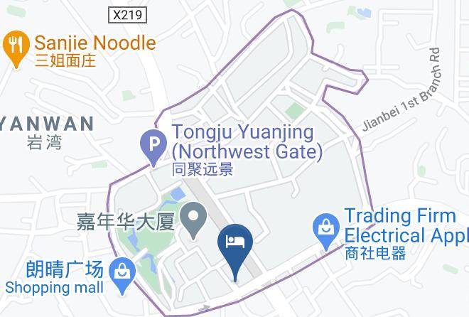 Sucha Hotel Chongqing Guanyin Bridge Map