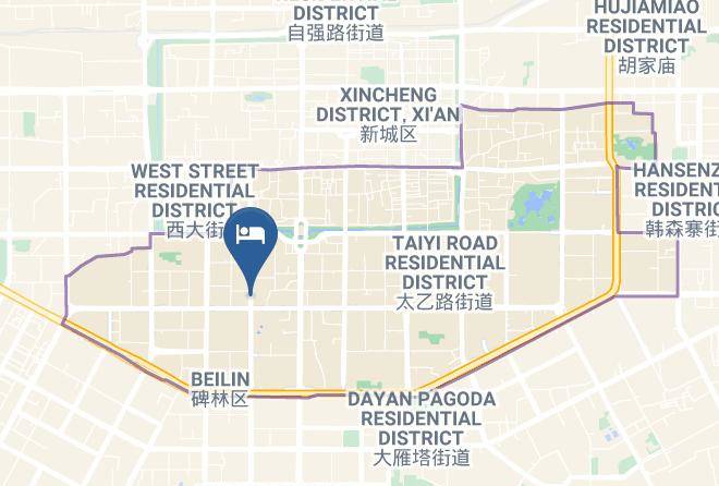 Xi An - Sucha Hotel Xian Nanmen Xiaoyanta Maps