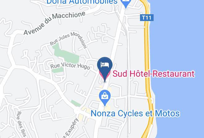 Northernsica - Sud Hotel Restaurant Maps