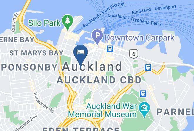 Auckland Auckland Central - Sudima Auckland City Maps