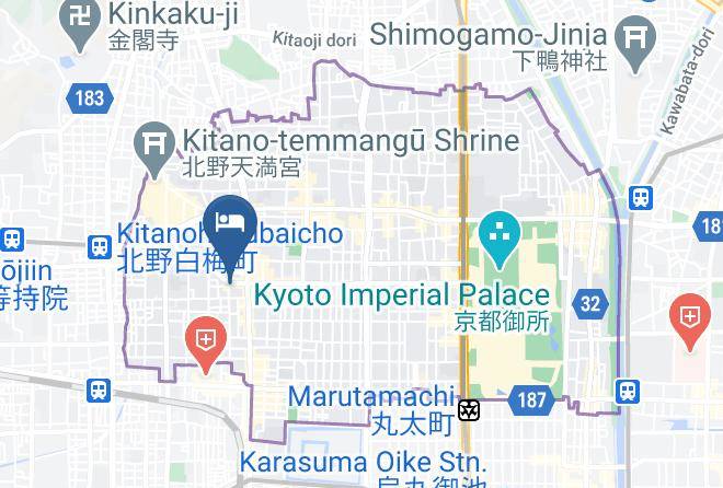 Kyoto City Kamigyo Ward - Suehiro So Maps