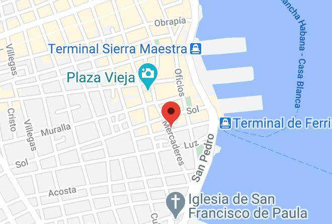 La Habana Vieja - Sueno Colonial Maps
