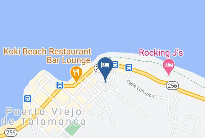 Talamanca - Sueno Grande B&b At The Beach Maps