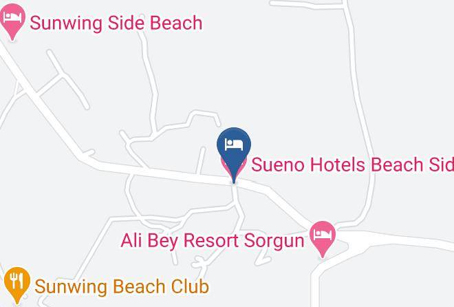 Sueno Hotels Beach Side Map