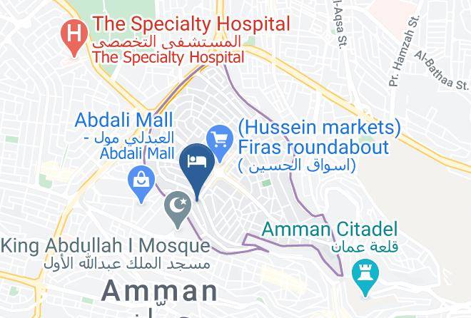 Amman - Sufara Hotel Suites Maps
