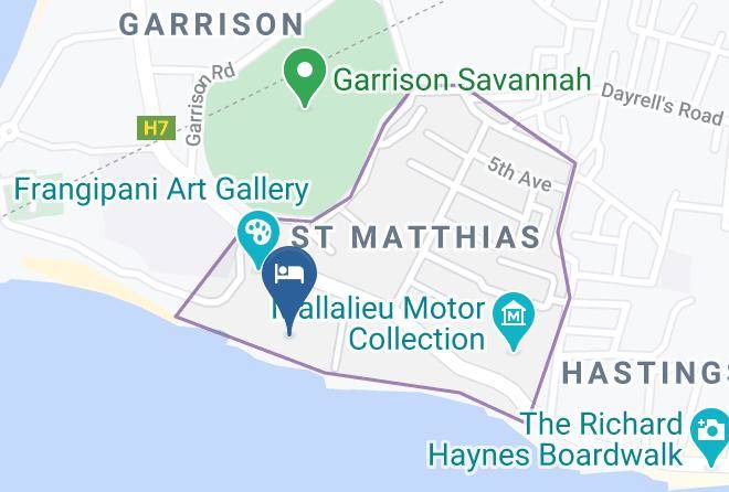 Christ Church - Sugar Bay Barbados Maps
