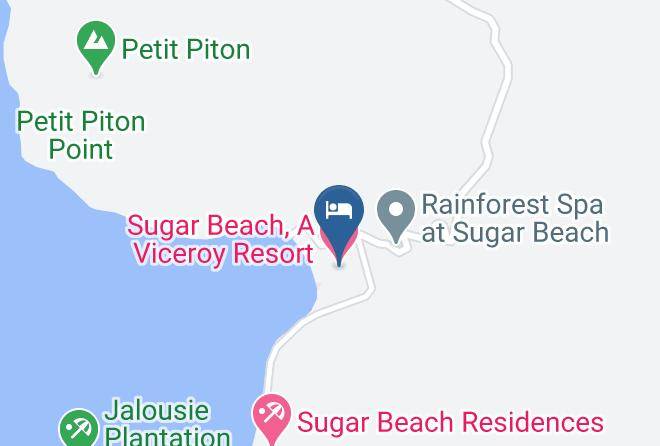 Soufriere - Sugar Beach A Viceroy Resort Maps