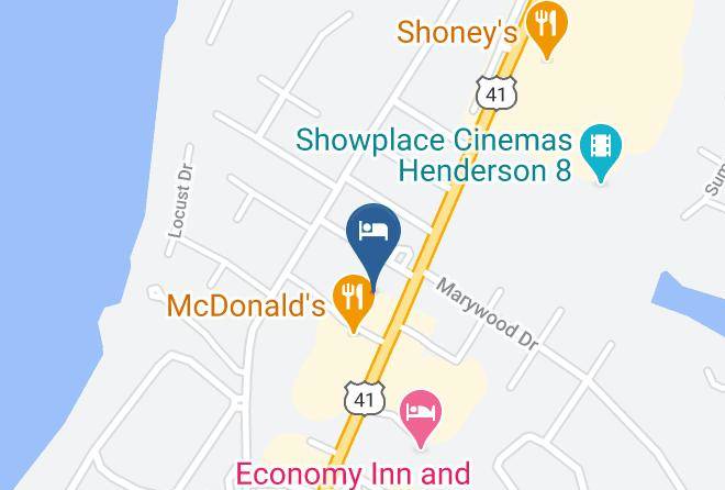 Henderson - Sugar Creek Inn Maps