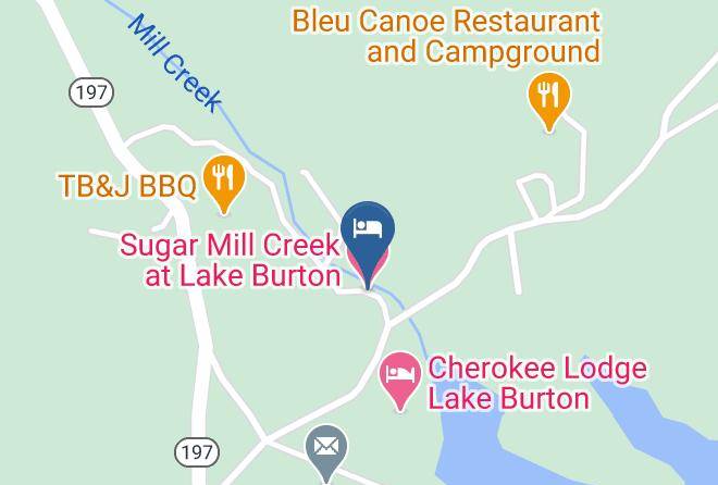 Rabun - Sugar Mill Creek At Lake Burton Maps