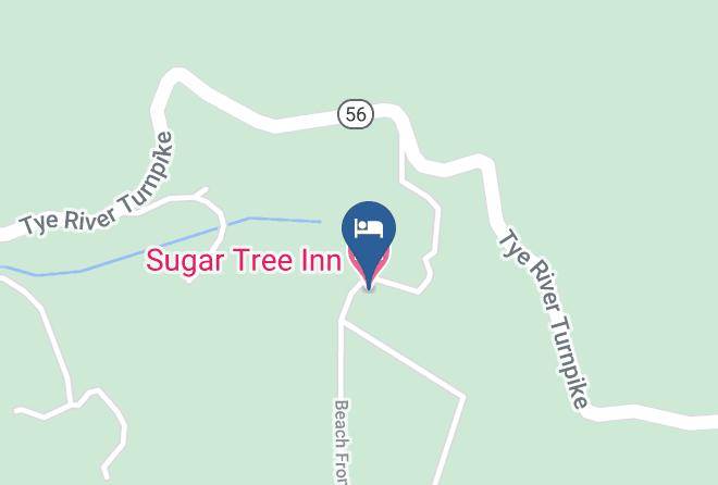 Sugar Tree Inn Map - Virginia - Rockbridge