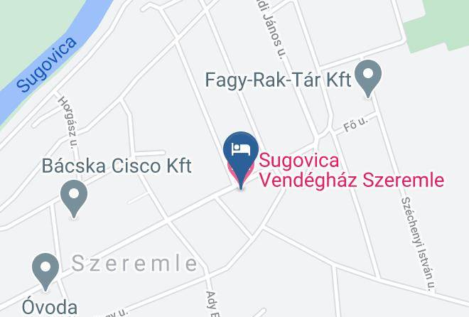Sugovica Vendeghaz Szeremle Map