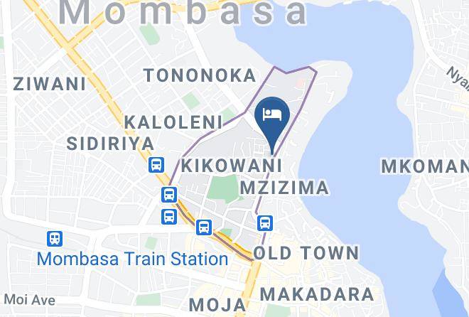 Mombasa - Suhufi Palace Hotel Maps