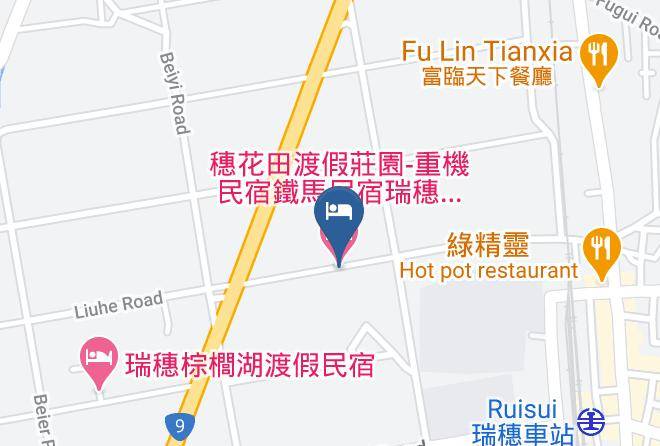 Suihuatian Holiday Manor Mapa - Taiwan - Hualiennty