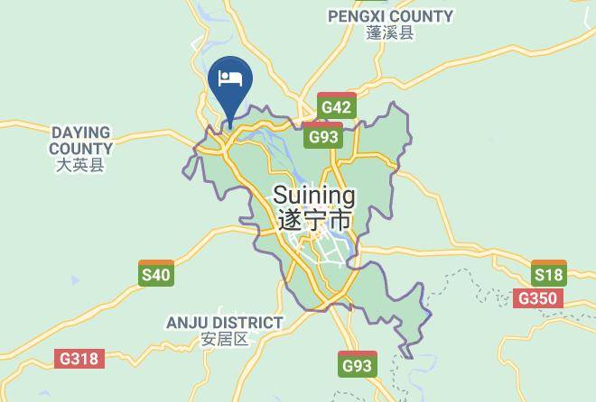 Suining - Suining Chuanshan Hongfa Hotel Maps
