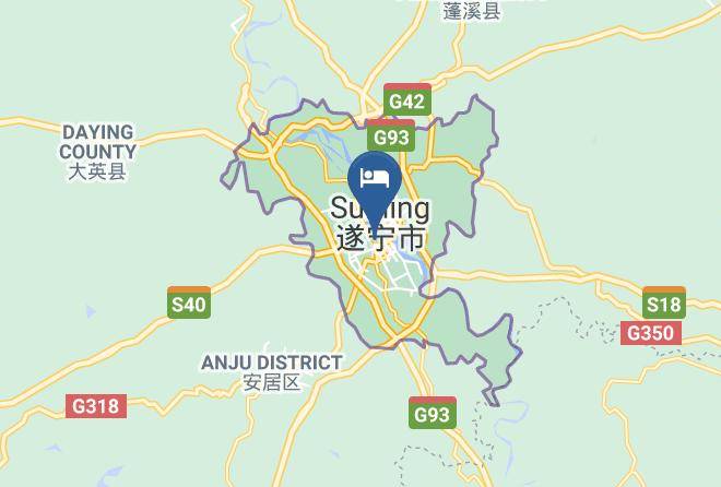 Suining - Suining City Hotel Suining South Turnpan Maps