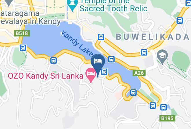 Suisse Hotel Kandy Map