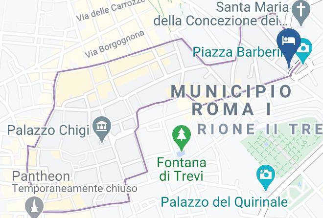 Rome - Suite Artis Barberini Maps