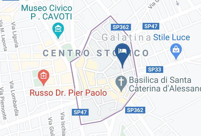 Lecce - Suite Cavour B&b Maps