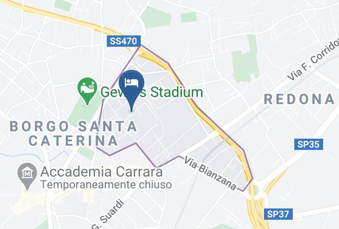Bergamo - Suite Finardi B&b Maps