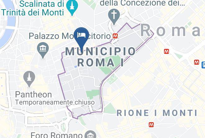 Rome - Suite Fontana Di Trevi Maps