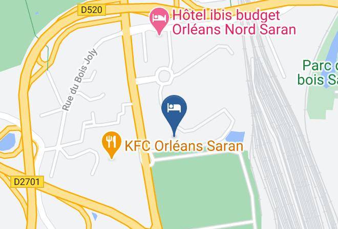 Loiret - Hotel Suite Home Orleans Nord Saran Maps