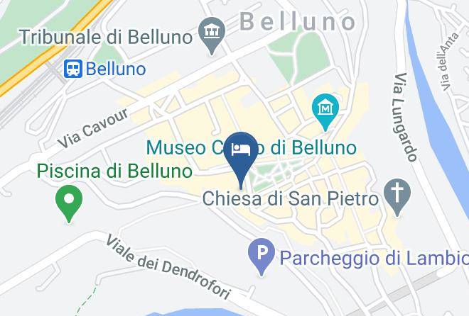 Belluno - Suite Hotel Astor Maps