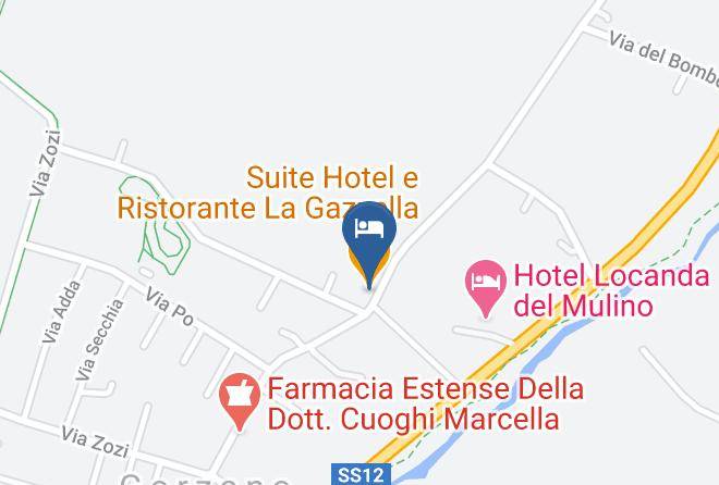 Modena - Suite Hotel E Ristorante La Gazzella Maps