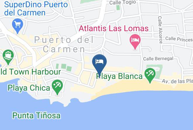 Suite Hotel Fariones Map