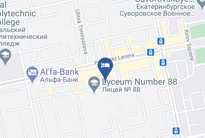 Yekaterinburg - Suite Hotel Maps
