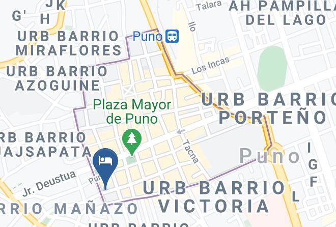Puno - Suite Independencia Puno Maps
