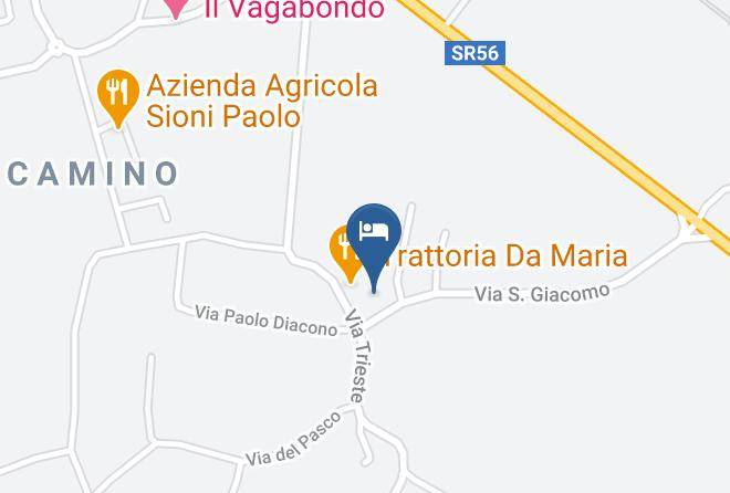 Udine - Suite Maria Residence Maps