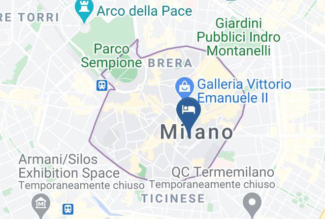 Milan - Suite Milano Duomo Maps