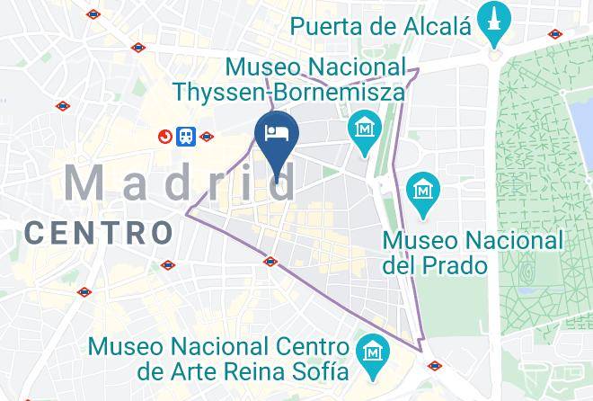 Hotel Suite Prado Map