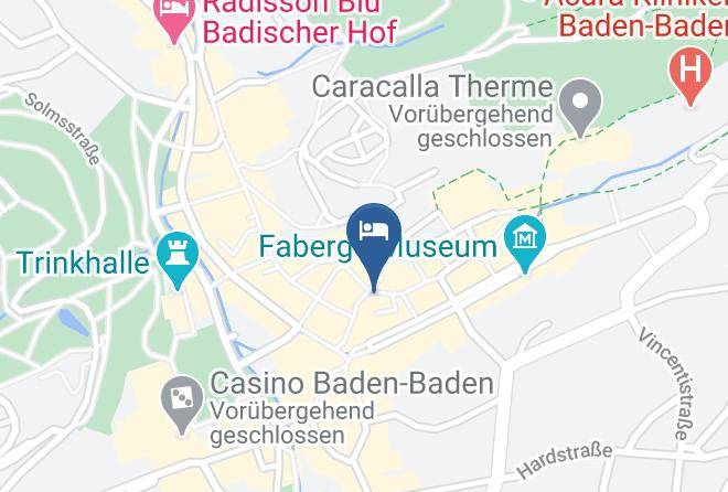 Baden Baden - Hotel Laterne Maps