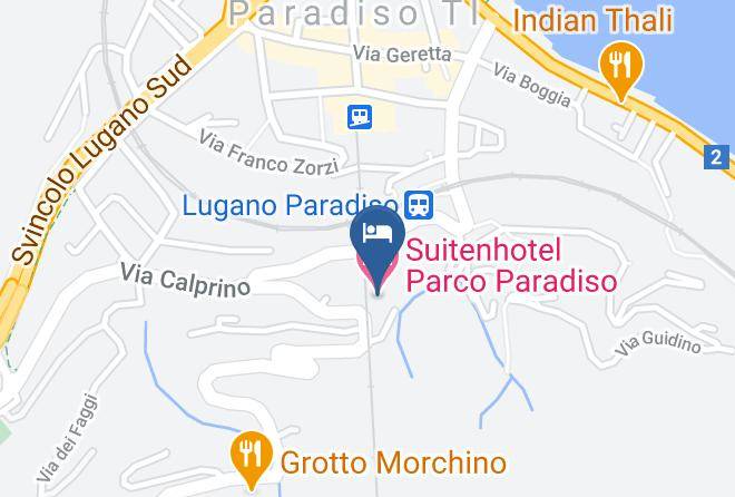 Lugano - Suitenhotel Parco Paradiso Maps