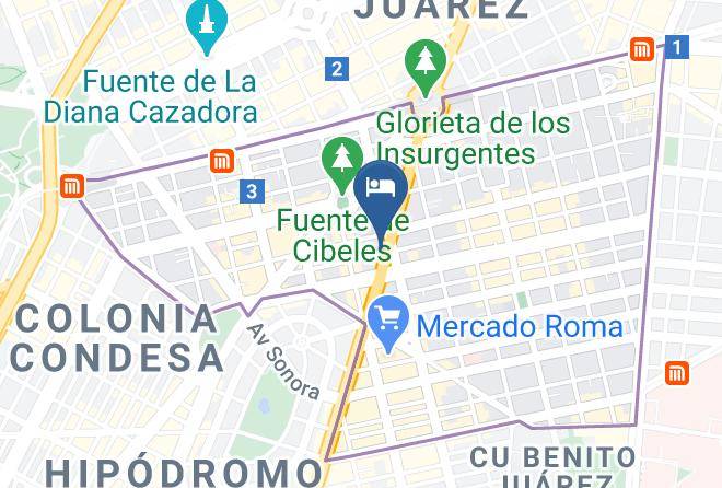 Cuauhtemoc - Suites 259 Maps