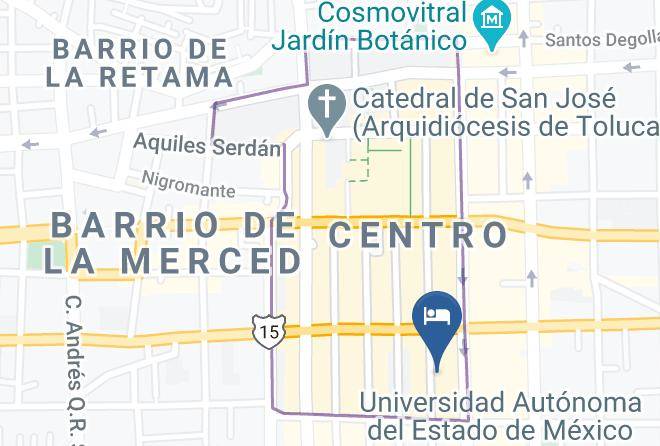 Toluca - Suites Aldama Maps