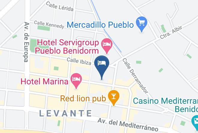 Alicante - Suites Arcos Maps