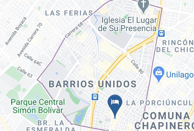 Bogota - Suites Basicas Inn Maps