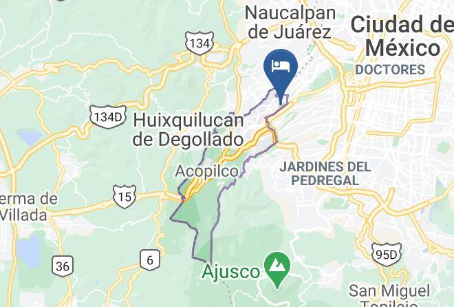 Cuajimalpa De Morelos - Suites Bosques Maps