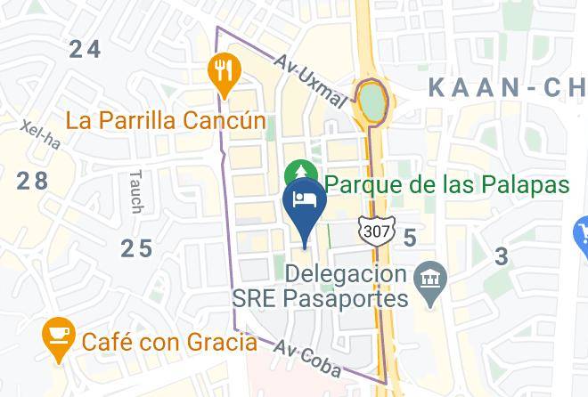 Benito Juarez - Suites Cancun Center Maps
