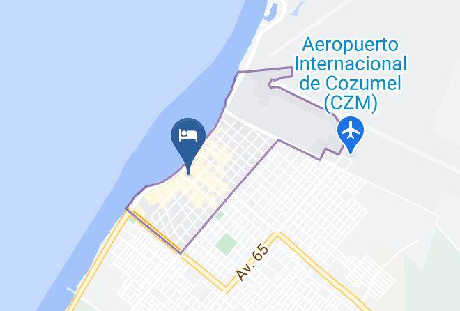 Cozumel - Suites Colonial Maps